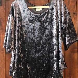 Crushed velvet Top